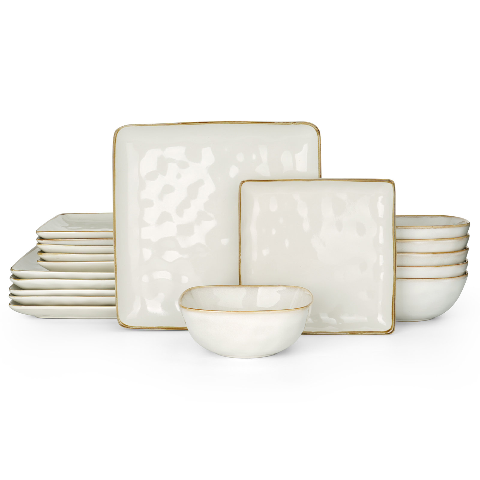 Famiware Stoneware Dinnerware Sets, 18-Piece Dish Set & Reviews | Wayfair