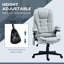 Fauteuil de bureau inclinable confortable avec fonction de massage et de chauffage avancée-1025297007