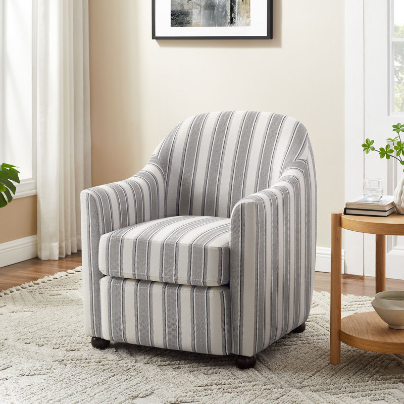 Fauteuil d'appoint 29,92 po, Lin gris