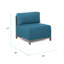 Housse pour chaise à coussins carrés-614349552