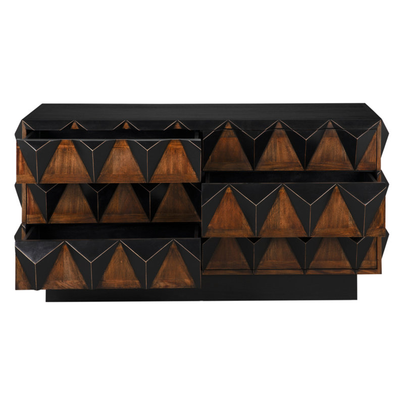Nigel 6 - Drawer Solid Wood Dresser