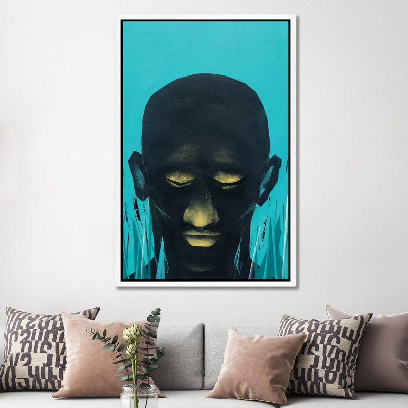 Drive by VCalvento - Print on Canvas, White Framed, 152.5 cm H x 101.5 cm W