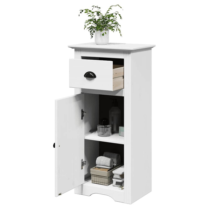 Bivins Bathroom Cabinet, White