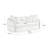 Heidemaria 87'' Upholstered Modern Curved Sofa-1905523040