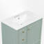 Ensemble de meuble-lavabo simple 30 po avec plateau en céramique-114193899