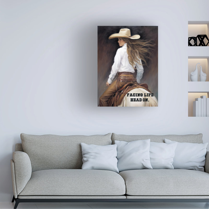 «Sasha Faceing Life Head» sur toile, H 14 po x l 19 po
