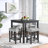 Shayleigh 5 - Person Four Leg Dining Set-1912021769-1912021768-1912021771