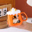 Tasse en céramique avec couvercle Personnalité d'Halloween-2068414242