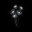 Coquette 5 Light Crystal LED Wall Sconce-99802311