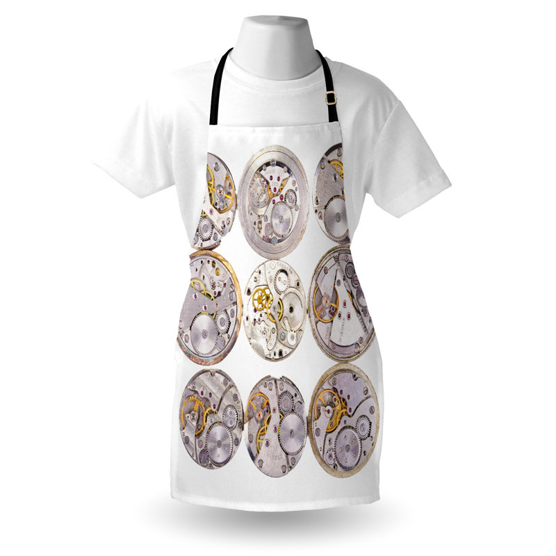 No Pattern Bib Apron