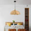 Luminaire suspendu en rotin et luminaire suspendu - ampoule E26 (non incluse) - P 19,68 po x H 11,81 po