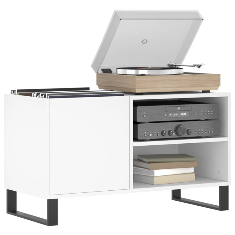 48cm H Media Cabinet, White