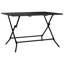 Jailyn Rectangular Metal Folding Outdoor Dining Table , 110cm cm W 80cm cm D