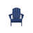Folding Adirondack Chair With Side Table, 3-Piece Adirondack Chair Set(Includes 2 Chairs And 1 Table)-2078793552