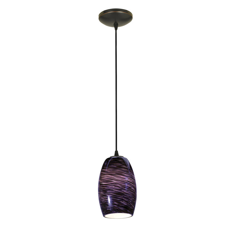 Crisman 1 - Light Single Pendant, Cord, Oil Rubbed Bronze, Incandescent
