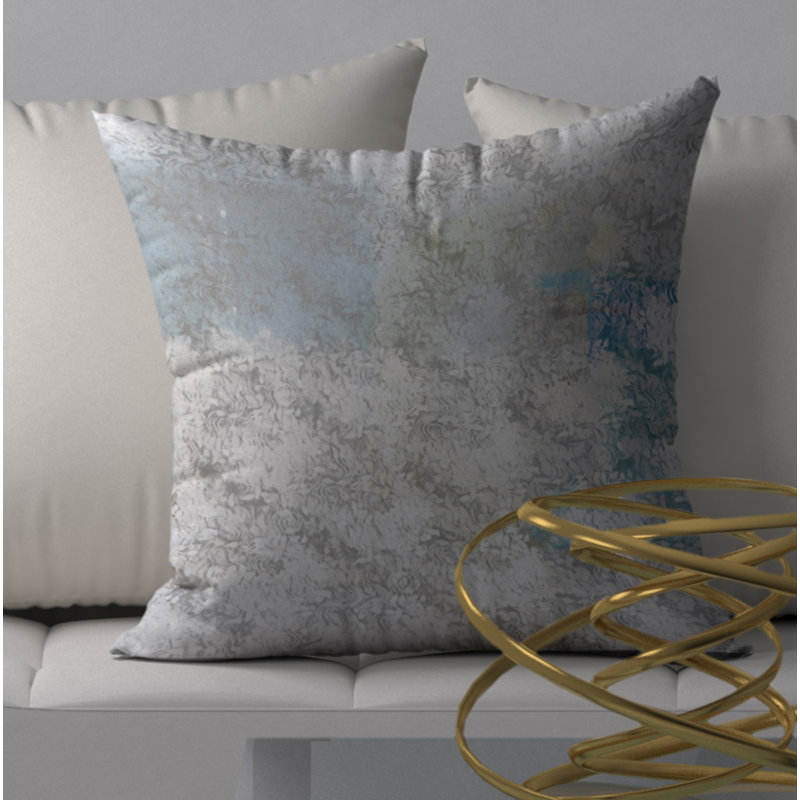 Abstract Reversible Throw Pillow, 20" x 20"