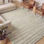 Hand Loomed Wool Striped Area Rug-414963639