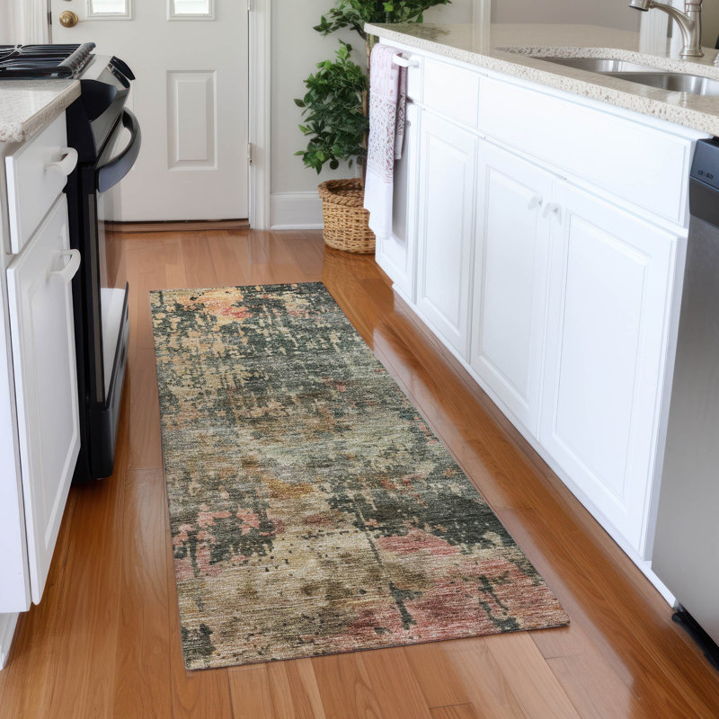 Tapis intérieur / extérieur lavable à la machine Cicel ACN1214, Tapis de couloir 2 pi 3 po x 7 pi 6 po