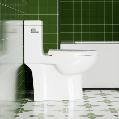 Toilette allongée une pièce 1,28 GPF Tornado Flush
