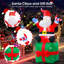 Lumière DEL gonflable géante de Noël