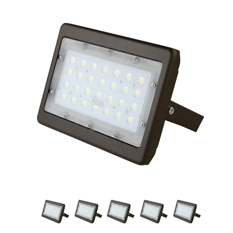 Projecteur extérieur de sécurité à DEL 50W (ensemble de 6)