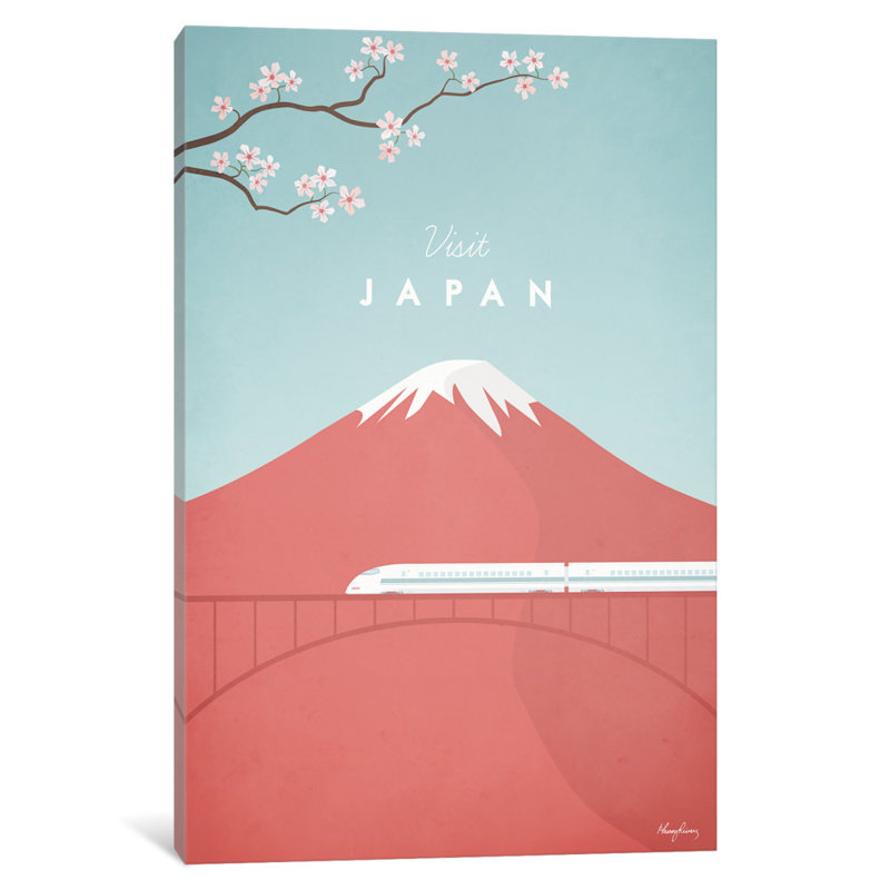 « japan », art textuel sur toile tendue, H 8 po x L 12 po x P 0,75 po