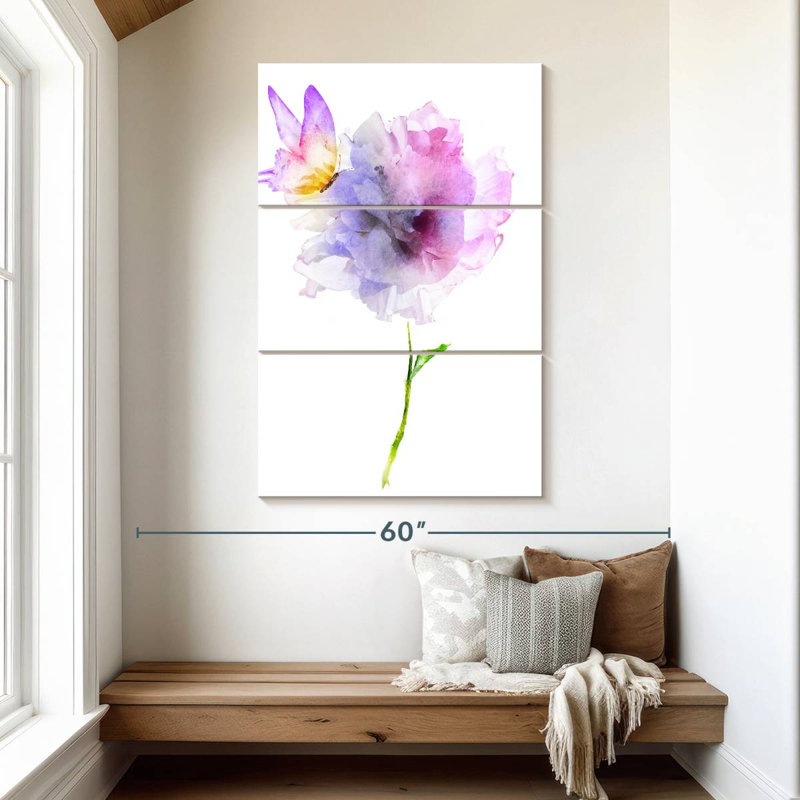 Butterfly Flower, 50" H x 32" W