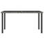 Table basse d'extérieur rectangulaire avec plateau en verre et rotin en PE pour jardin-606352519-596178477