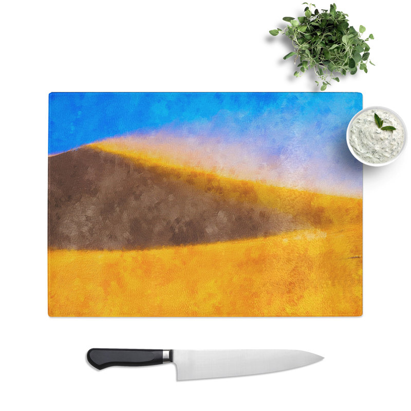 The Desert Vol.4 Painting Chopping Board, 28.5cm W x 39cm L