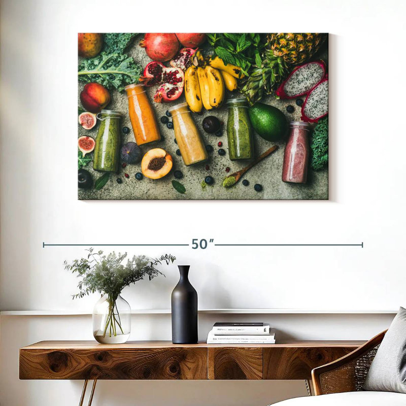 Yarlin Bottled Fruit Smoothie, 26" H x 39" W