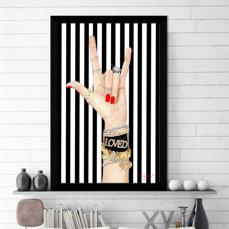 «Loved» par Jodi, impression encadrée, H 51,5 po x l 35,5 po x P 0,75 po