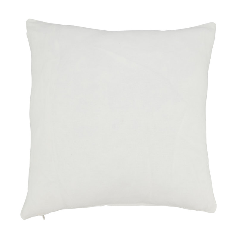 Gold Snowflakes Poly Filled Square Throw Pillow, 18"