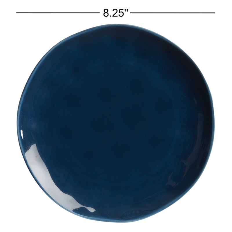 Bay Colors 4Pc Accent Plates, Blue