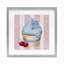 Pastel Cupcake & Cherries Framed Print Under Glass, design by Lori Mosley-1120588841-1120588847