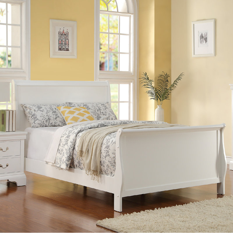 Lit-bateau standard Brémer, Double, Blanc