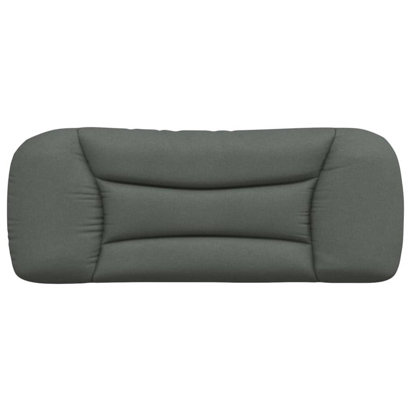 Coussin de tête de lit vidaXL gris foncé tissu Hvar 100 cm, Gris foncé