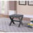 Velvet Upholstered Accent Bench With Nailhead Trim-1290413635