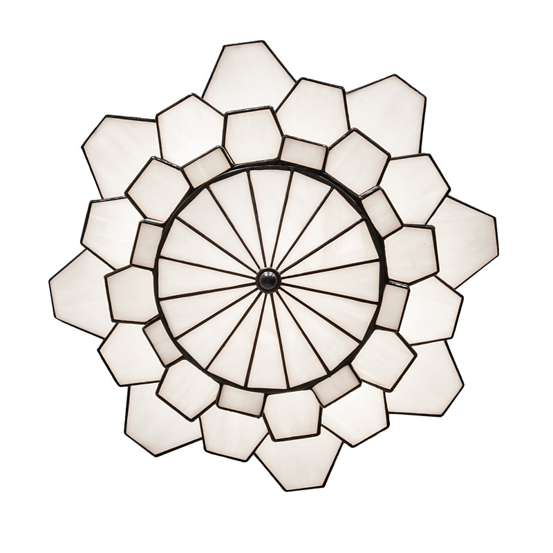 8 - Light Geometric Chandelier