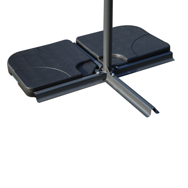 Base de parasol autoportante en plastique Geiger