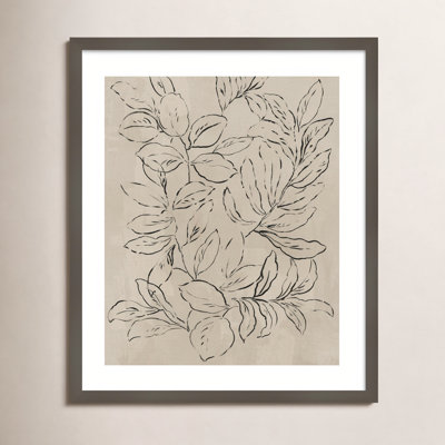 Kimbell "Outlined Leaves II" Print