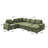 Pull-Out Sofa With Storage Chaise, Upholstered Couch With Console-478435180