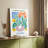 Matisse X Framed Print -Gallery Wrapped Cavas