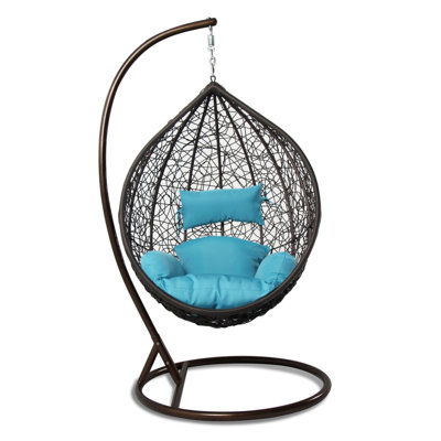 Addicyn 1 Person Swing Chair with Stand