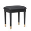 Ensemble de coiffeuse moderne avec tiroirs, armoire et port de charge, ensemble de coiffeuse avec tabouret pour petits espaces-720630872
