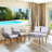 Jennetta 4 - Person Patio Conversation Set with Cushions