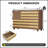 Hand-Carved 55 Inch Buffet Sideboard With 2 Drawers, 3 Doors, And Adjustable Shelves For Elegant Storage And Display