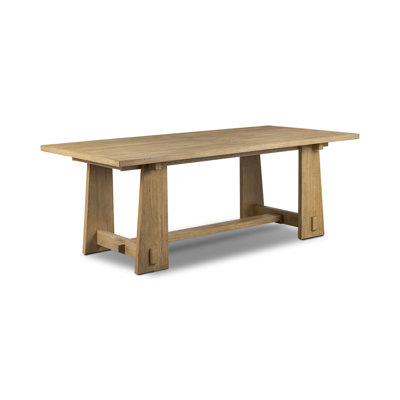 Combe Solid Pine Wood Extension Dining Table (82.5" - 122")