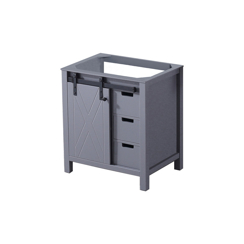Marsyas 30 in W x 22 in D Single Bath Vanity, Dark Gray