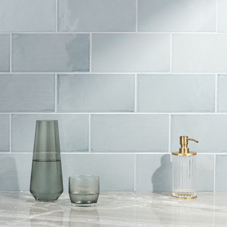Bond Tile Thames Blue 5 in. x 10 in. Glazed Ceramic Wall Tile (28 Pieces 10.76 Sq. ft. / Box) Bond Tile Thames Blue 5 in. x 10 in. Glazed Ceramic Wall Tile (28 Pieces 10.76 Sq. ft. / Box)
