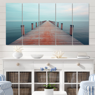 Pier To Infinity II - 5 pièces sur toile tendue